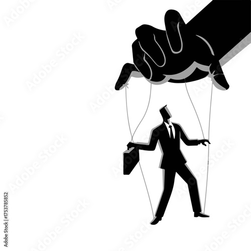 Business People Silhouette Set – Office Work, Leadership, Partnership, and Success Concepts in Vector Illustration