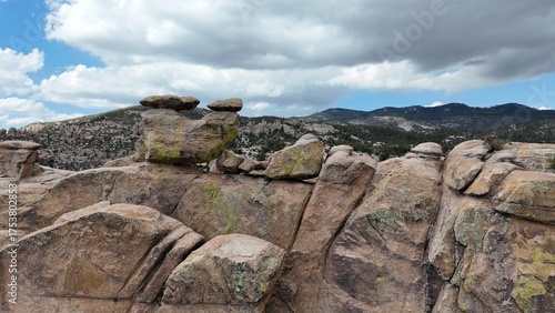 Granite hoodoos near Geology Vista on Catalina Highway - Mount Lemmon - Tucson, Arizona
