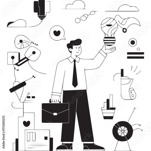 Vector art of black ink splatter texture