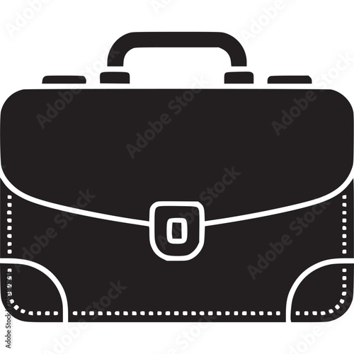 Vector art of abstract black brush strokes on a