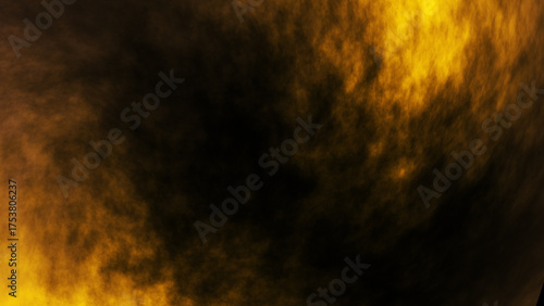 golden smoke. Gold clouds abstract background	