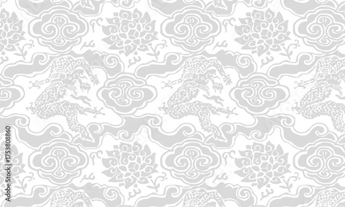 seamless pattern with floral elements