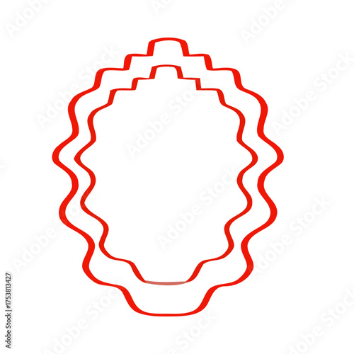 Christmas frame vector, festive border, holiday background, xmas decoration, winter design