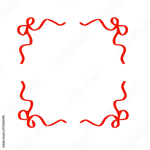 Christmas frame vector, festive border, holiday background, xmas decoration, winter design