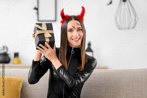 Beautiful young happy woman...