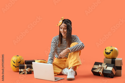Beautiful young happy woman...