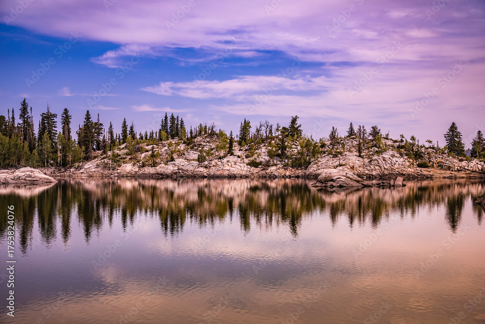 Fototapeta premium Pink Sunset Reflection