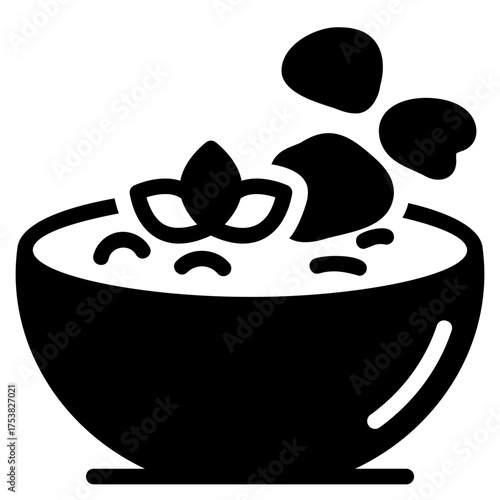 Meat soup icon