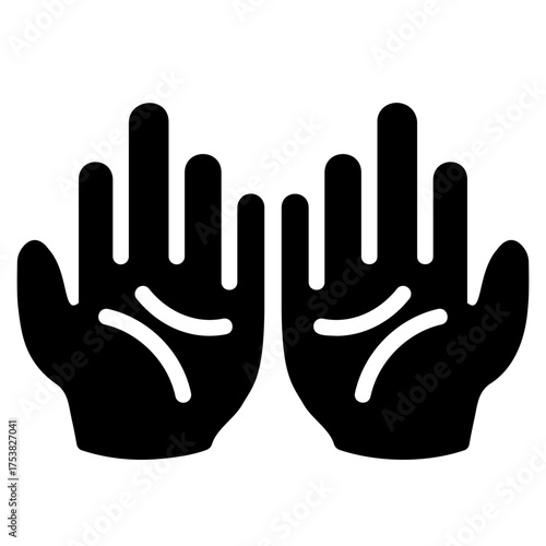 Pray hand icon