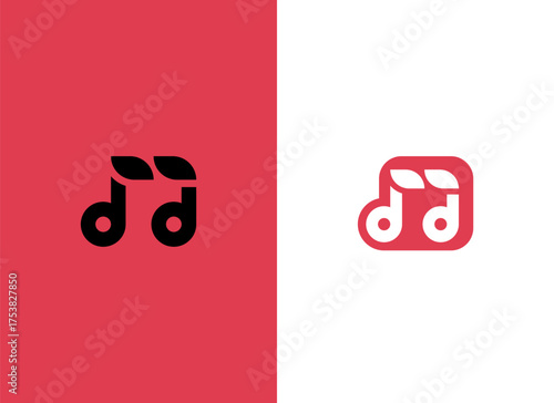 Modern Music Note Logo Design for Podcast, Studio, and Audio Brand Identity