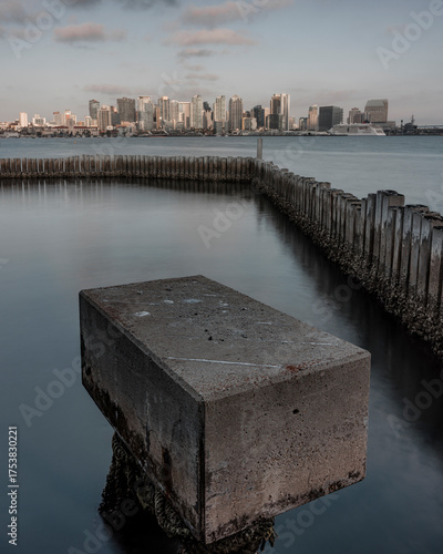 San Diego harbor and skyline