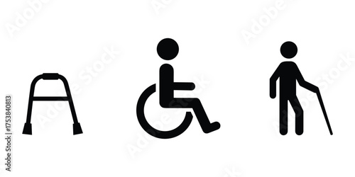 Mobility Aids and Accessibility Symbols