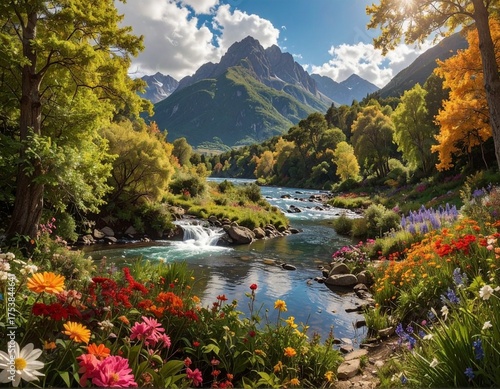 autumn in the mountains