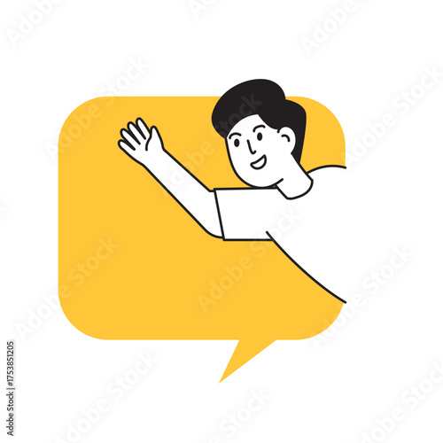 Connection and Networking Illustration