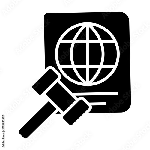 immigration law Solid icon