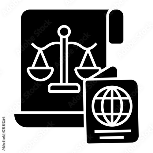 immigration law Solid icon