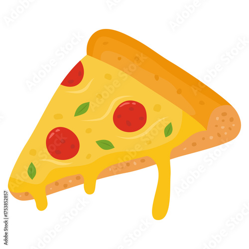 slice of pizza illustration