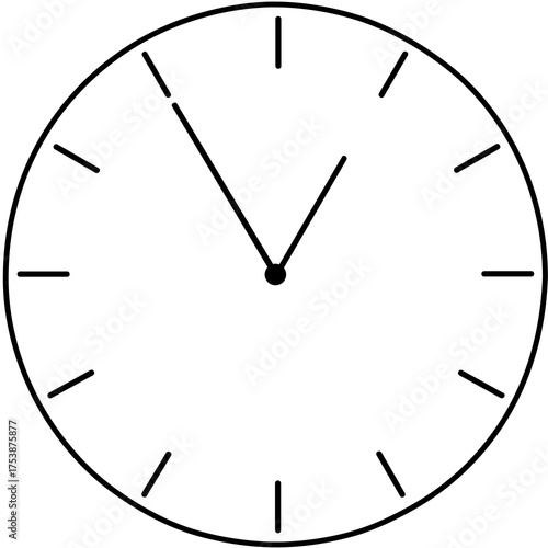 Minimalist Linear Clock Vector Design