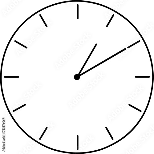 Minimalist Linear Clock Vector Design