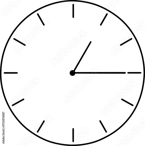 Minimalist Linear Clock Vector Design