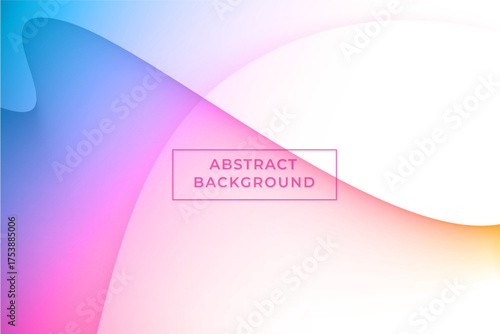 Gradient Pink Purple Pastel Wave Background Design Template