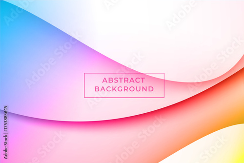 Gradient Pink Purple Pastel Wave Technology Background Design Template