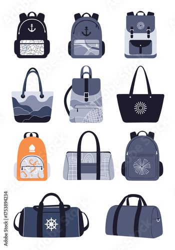 A collection of stylish and functional backpacks tote bags and duffel bags for everyday use.