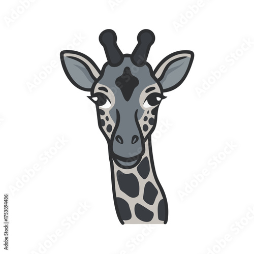 Giraffe Facing Forward