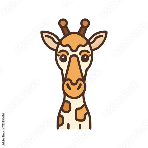 Giraffe Facing Forward