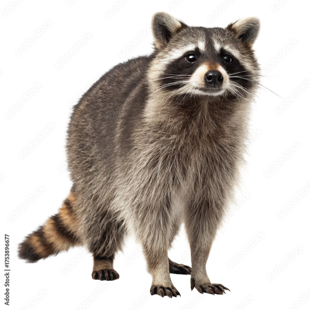 Obraz premium Standing racoon png standing png racoon png raccoon png animal png wildlife png forest png transparent background