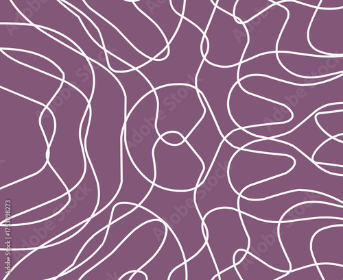 Beautiful abstract wave lines pattern in white and burgundy colours