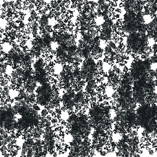 Dense dirty texture in the form of spots.