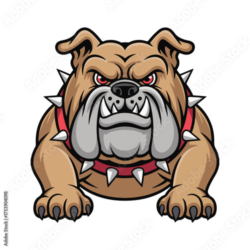 english bulldog cartoon