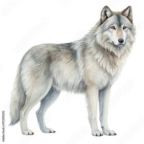 Watercolor wulf png watercolor png wolf png wulf png animal png illustration png transparent background image