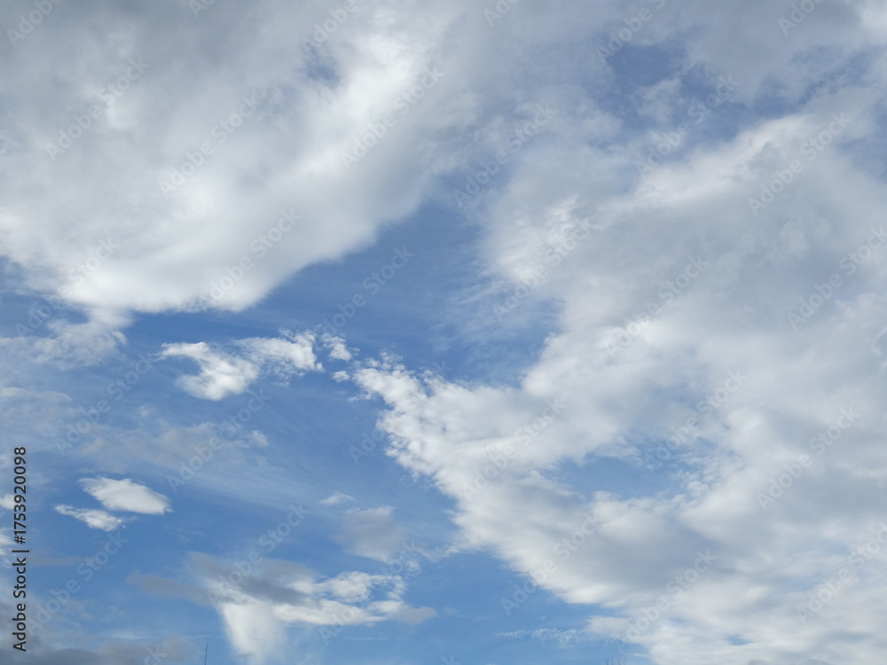 Obraz premium 雲の多い空