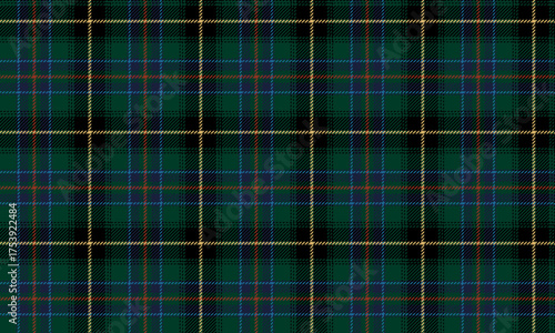 Seamless plaid patterns in green, blue, black, yellow, and orange create a classic and vibrant feel. Perfect for designing clothes, skirts, and pants, adding a contemporary and unique charm.