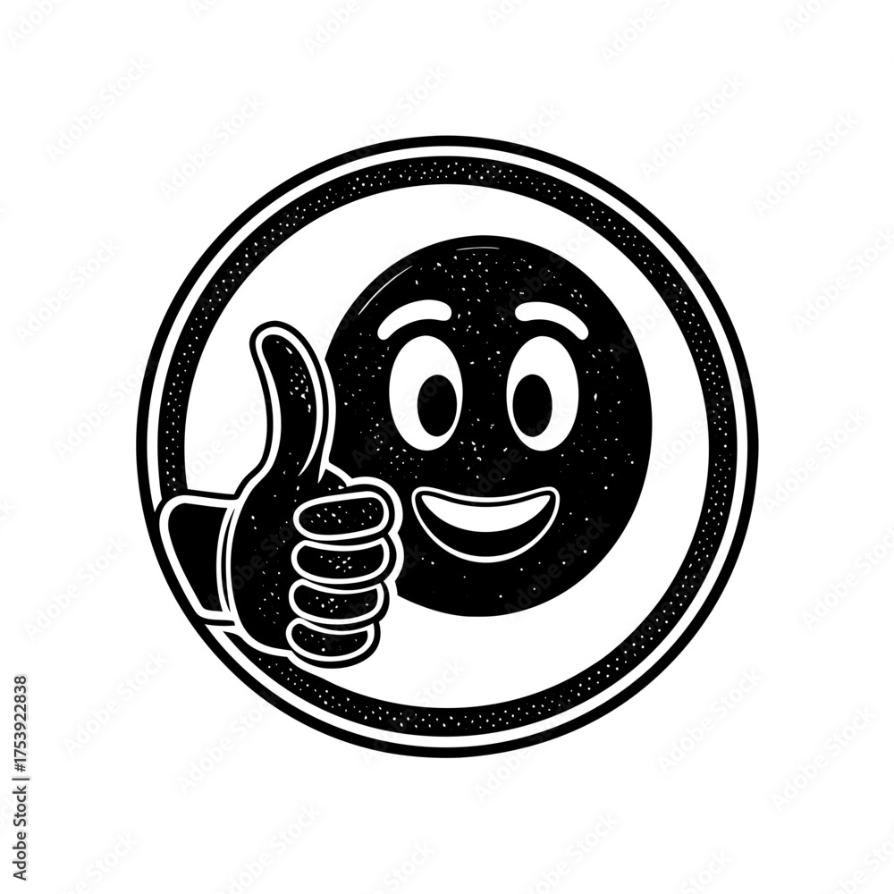 Obraz premium thumbs up emoji icon