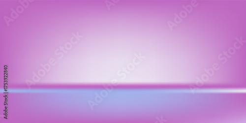 Abstract gradient podium background. Violet, purple and lilac empty 3d studio backdrop. Clean scene for product presentation mockup template. Vector illustration.