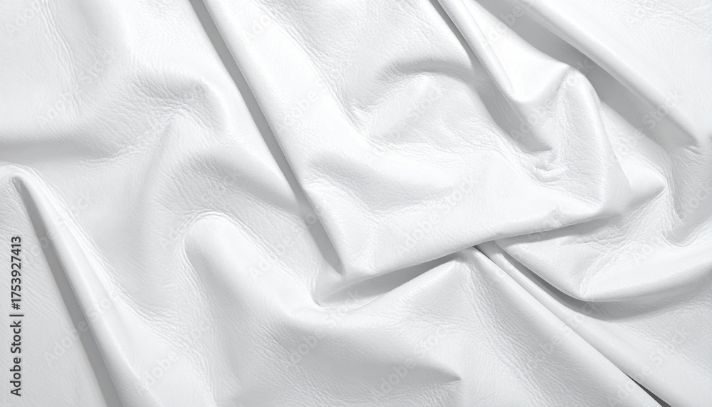 Fototapeta premium 白い動物皮革のバックグラウンド、