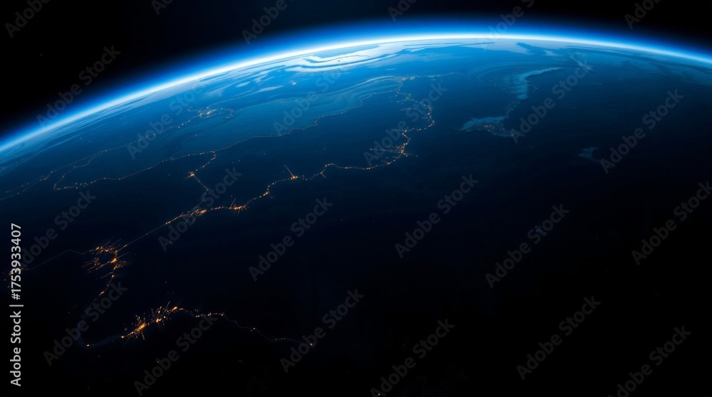Fototapeta premium View of planet Earth from Space_11