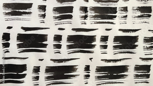 abstract painting drawn with a brush, rough lines drawn with ink and brush, drawing of rough lines painted with a brush