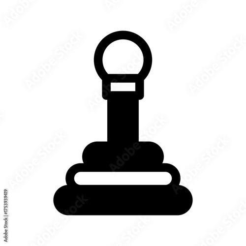 Stick Shift Icon Vector Symbol Design Illustration