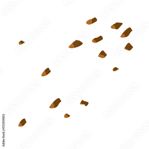 Chocolate cookie crumb