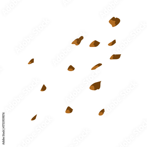 Chocolate cookie crumb