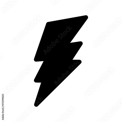 Lightning Icon Vector Symbol Design Illustration
