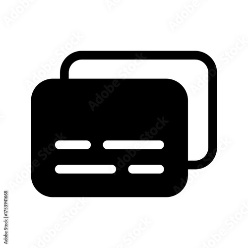 Subtitle Icon Vector Symbol Design Illustration