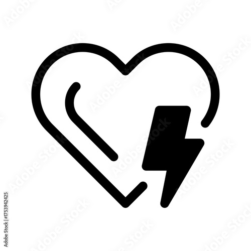 Defibrillator Icon Vector Symbol Design Illustration