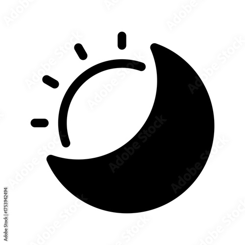 Day And Night Icon Vector Symbol Design Illustration