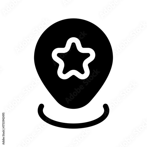 Favorite Place Icon Vector Symbol Design Illustration