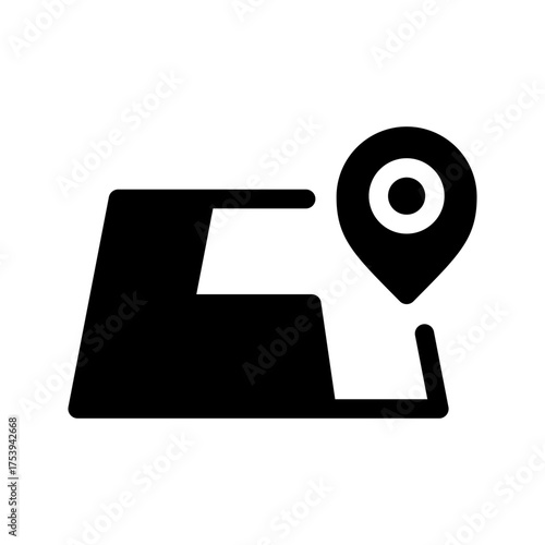 Maps Icon Vector Symbol Design Illustration